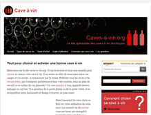 Tablet Screenshot of caves-a-vin.org